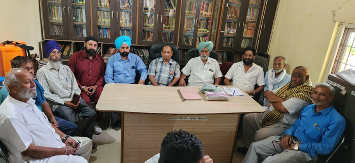 An important meeting of the United Kisan Morcha was held at Garhshankar